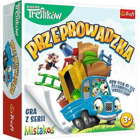 TREFL kup grę Przeprowadzka a  dostaniesz grę skoczki rodzina treflików za 0,01gr