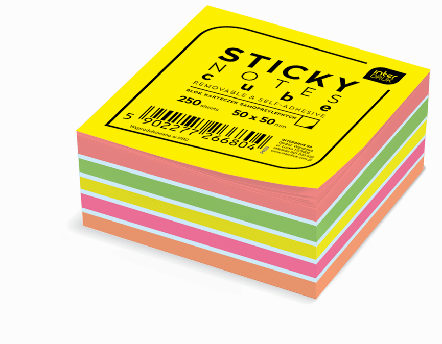 INTERDRUK BLOK KARTECZEK SAMOP.NEON 250K50*50/12/