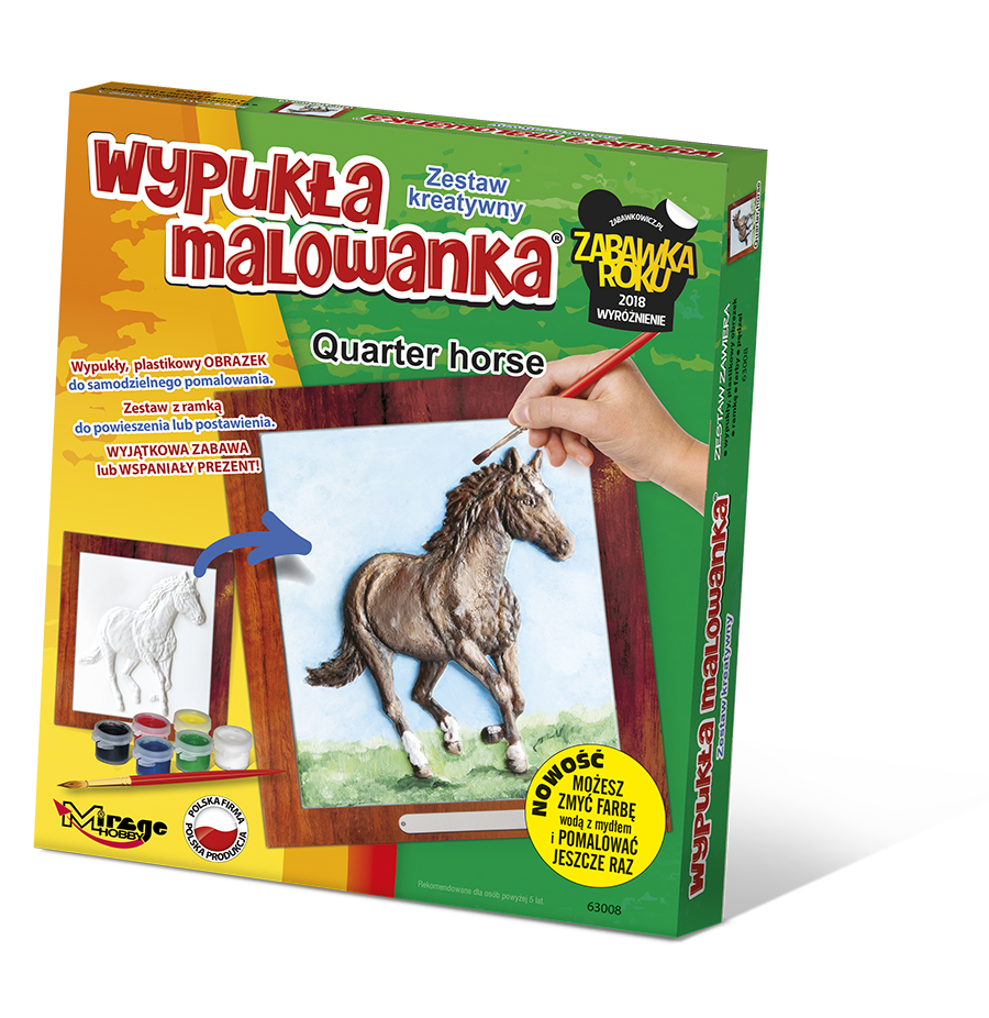 mirage-wypukła kolorowanka-konie-quarter horse 63008