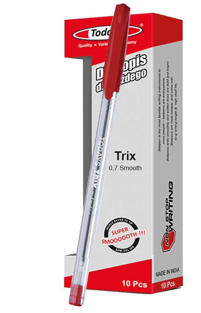 interdruk długopis todays trix czerwony 0.7mm /10/