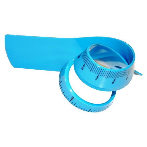 TETIS LINIJKA ELASTYCZNA 20CM BL020-NB NIEBIESKA