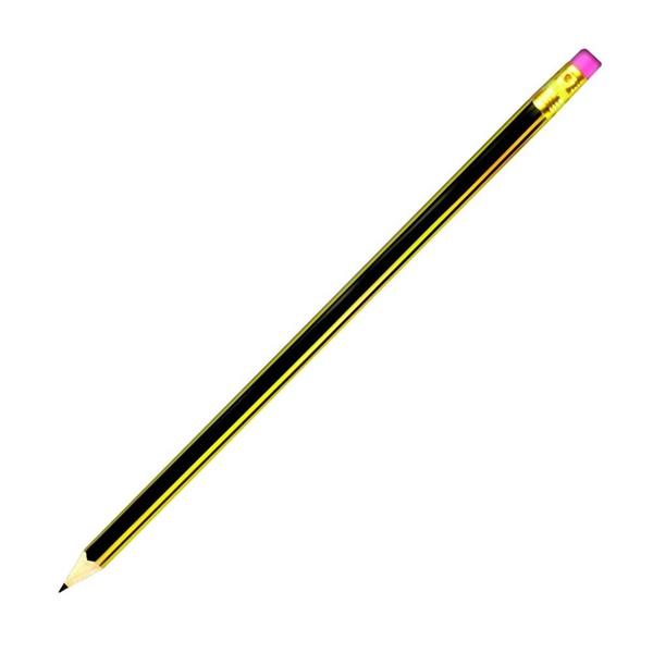 tetis ołówek drew. z gumką b2 kv050