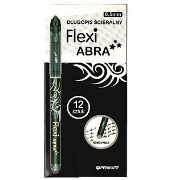 tt-długopis flexi abra wymazywalny czarny0.5mm/12/