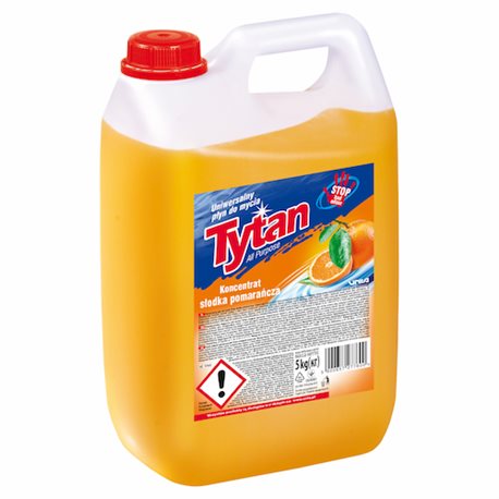 tytan 5l płyn uniwersalny pomarańcza