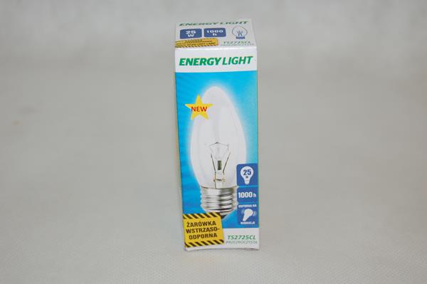 żarówka 25w/e27 świeczka d/g energy     light /10/