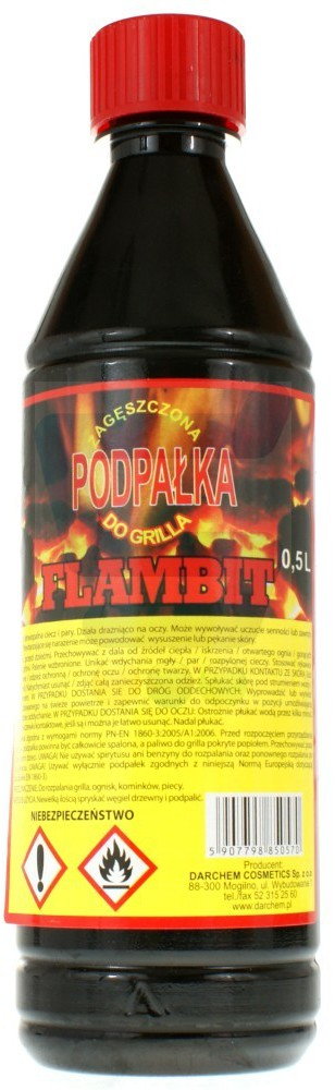 bio podpałka w płynie 0.5l flambit /12/