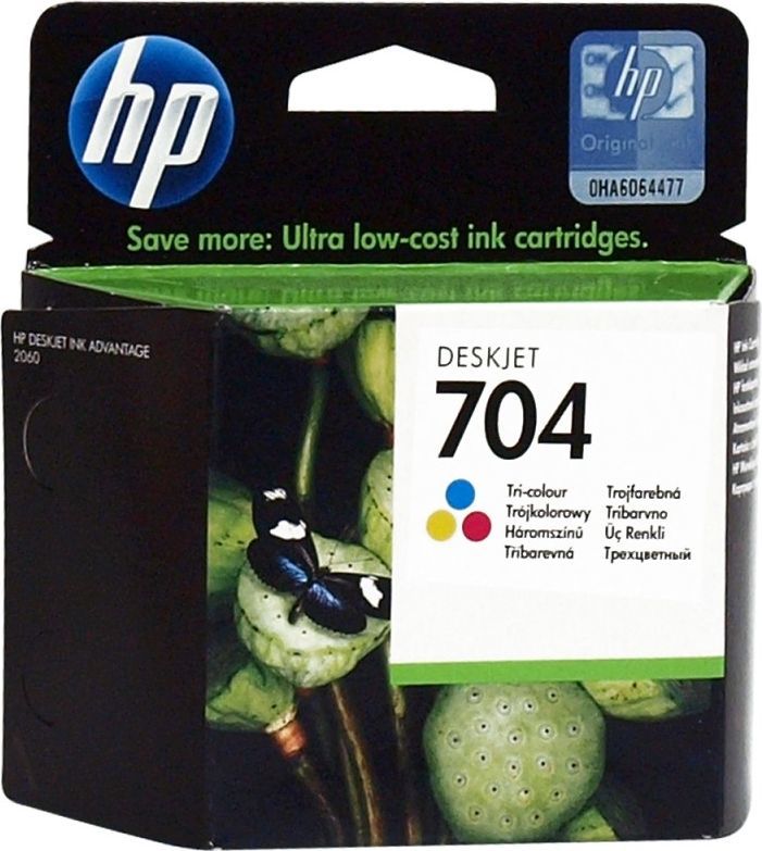 hp 704 tusz kolor oryginał