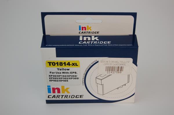 epson t-1814xl yellow tusz office zamiennikxp/102/202/205/215/302/305/312/402/405/ 415