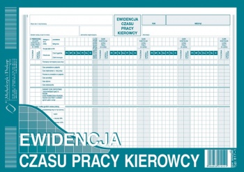 druk-817-1 ewidencja czas.pracy kierowcy  m&p