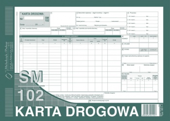 druk-801-1 karta drogowa sam. cięż.a4   m&p