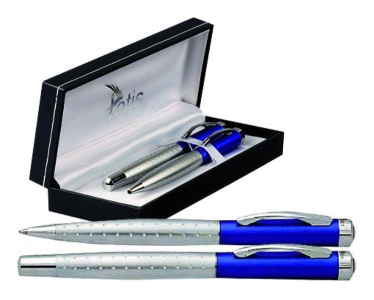 tetis-e.kpl.pióro+długopis kk471-pdn    niebieski