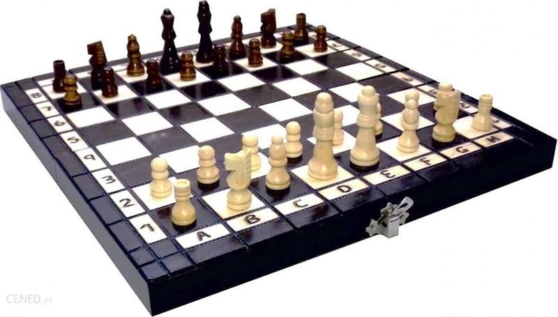 abino gra szachy drewniane