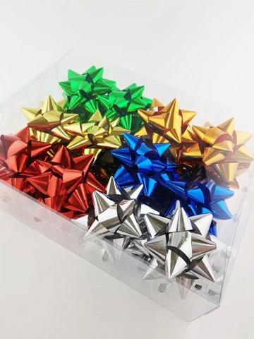 GIFT ROZETA ŚREDNIA 8CM METAL OP. 24SZT