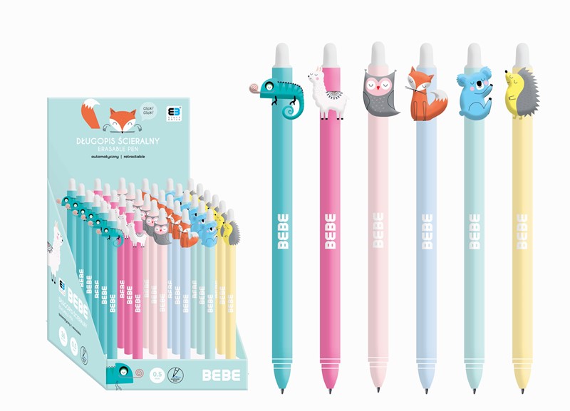 INTERDRUK DŁUGOPIS WYMAZYWALNY 0.5MM B&BZ FIGURKĄ /36/