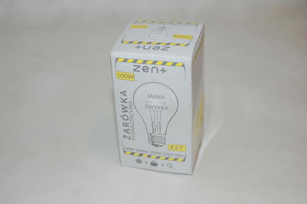 żarówka 100w/e27 zen+  230v /10/