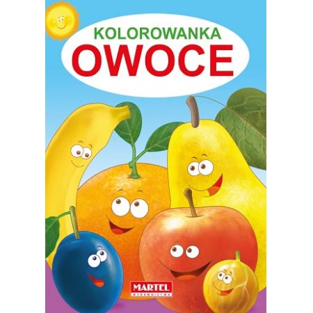 martel kolorowanka owoce