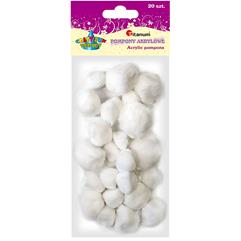 TITANUM POMPONY A'20 BIAŁE 282820