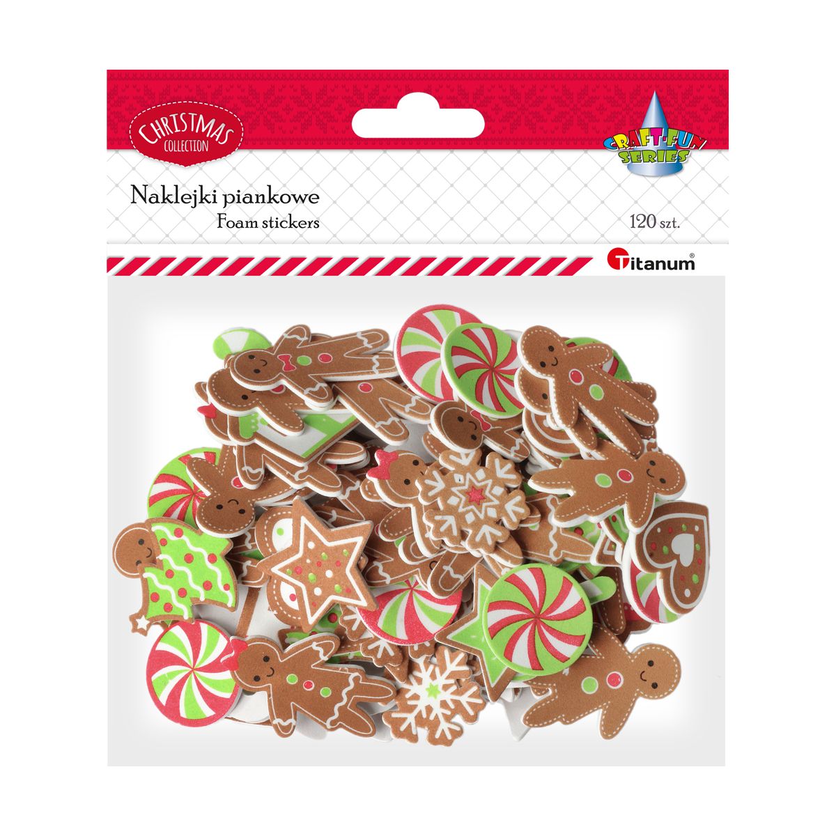 TITANUM NAKLEJKI PIANKOWE CIASTEK A'120 307910