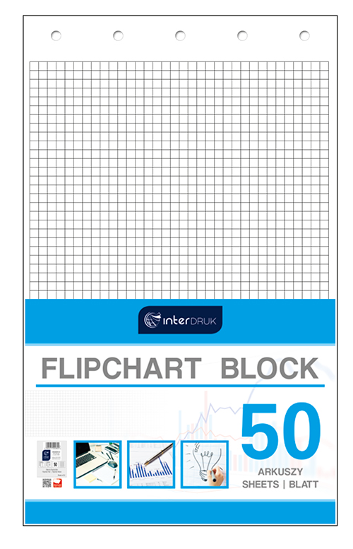 interdruk blok do flipchartów 20k gładki640*1000
