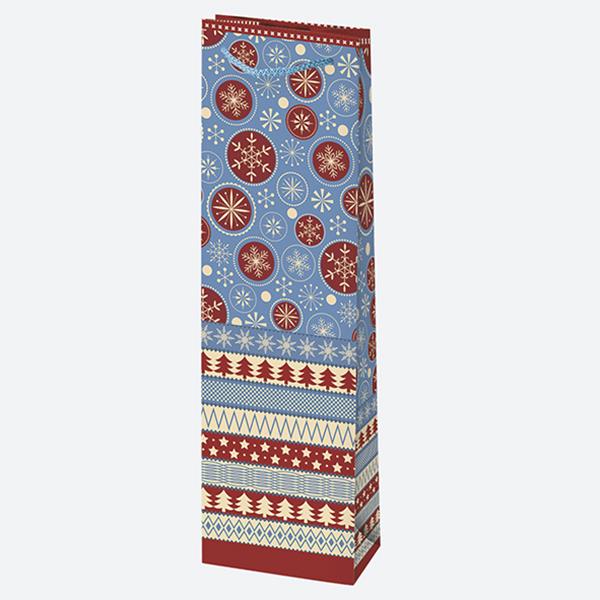 TORBA OZDOBNA 12*40*9CM POLMAK T12 GW 25GWIAZDKA-BN /10/