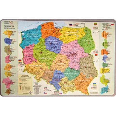 zachem podkładka mapa administracyjna polski
