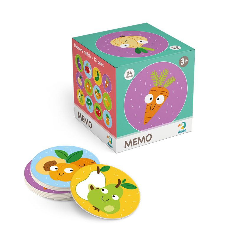 dodo gra memo mini 24el warzywa 300156  tm toys