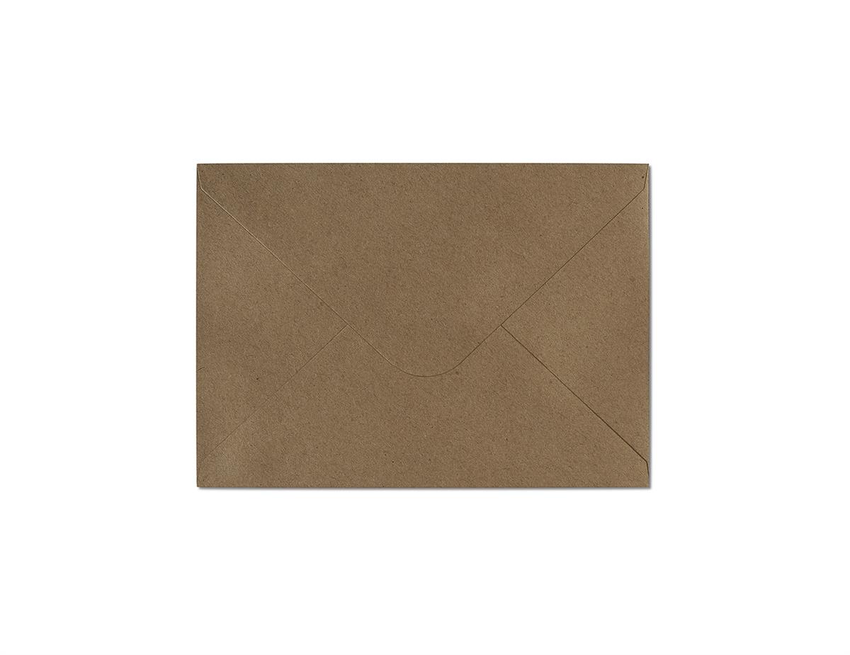 KOPERTA C6 120g/10szt CIEMNOBEŻOWY KRAFT ARGO 280222