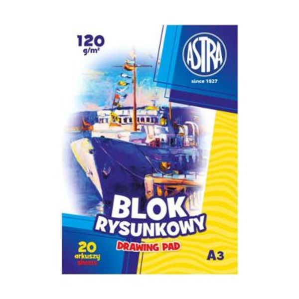 astra blok rysunkowy a3 20k 120g  106 119 003 /10/