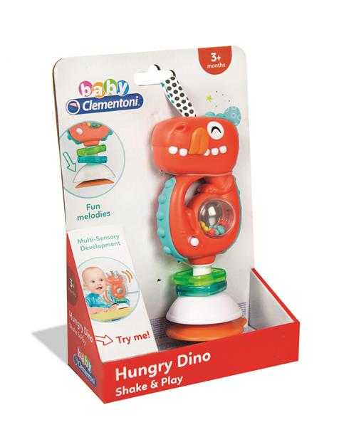 clementoni baby grzechotka elektroniczna dinozaur 17362