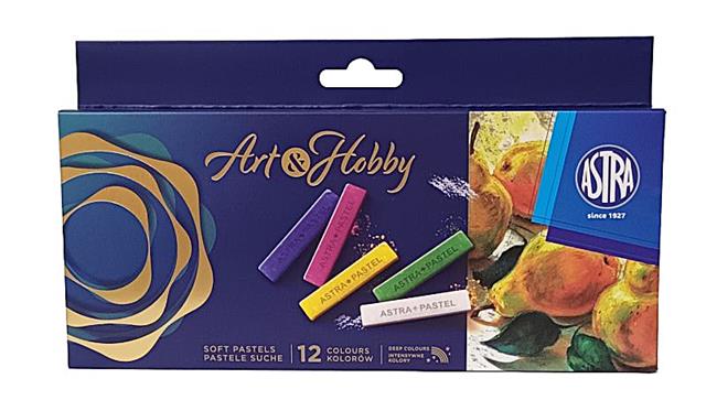 ASTRA PASTELE SUCHE 12 KOLORÓW SOFT ART HOBBY 323 120 001 /12/