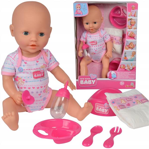 SIMBA LALKA BOBAS Z AKCESORIAMI SIKAJĄCY