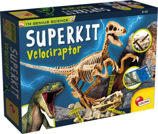 LISCIANI GENIUS SCIENCE NAUKA VELOCIRAPTOR SUPER KIT 80632 DANTE