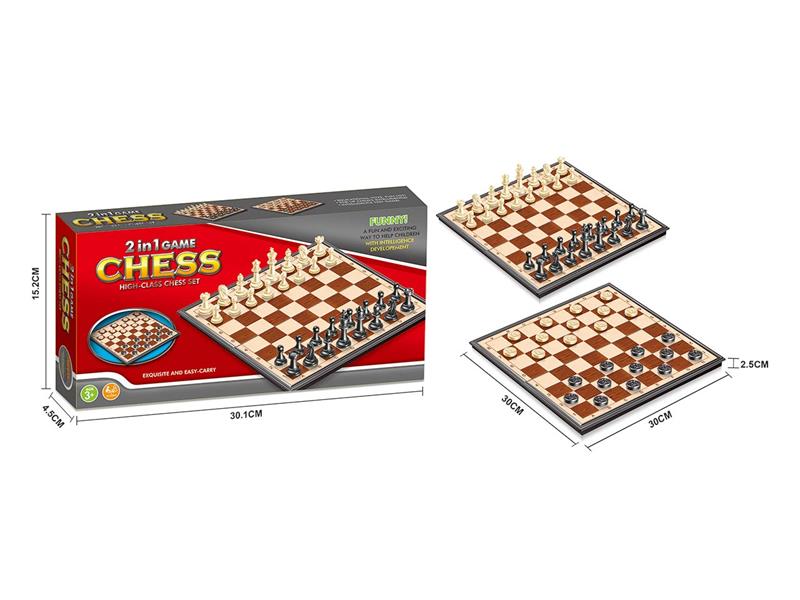 GRA SZACHY MAGNETYCZNE 2W1 004973 CZAPSKA