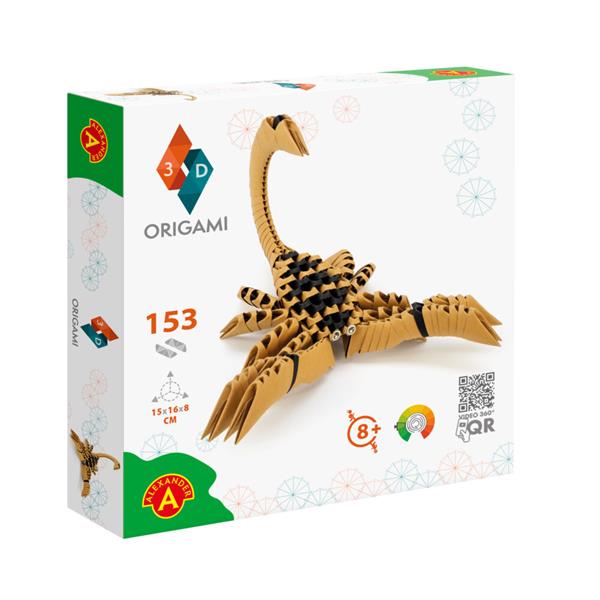 alexander origami 3d skorpion