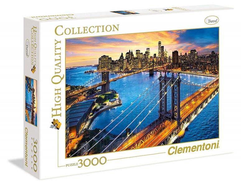 clementoni puzzle 3000el. 33546 new york 118.4x84.3cm
