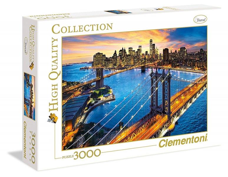 clementoni puzzle 3000el new york 33546 118.4x84.3cm