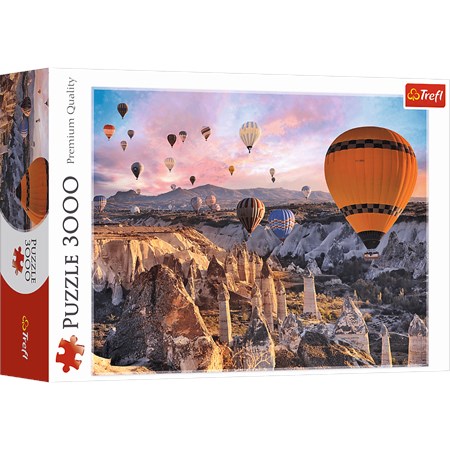 trefl puzzle 3000el balony nad kapadocją 33059