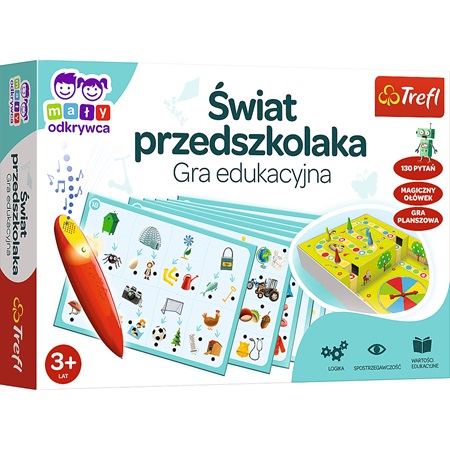 TREFL GRA MAŁY ODKRYWCA I MAGICZNY OŁÓWEK ŚWIAT PRZEDSZKOLAKA 02112