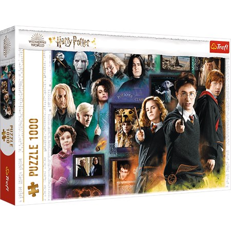 trefl puzzle 1000el świat czarodziejów harry potter 10668