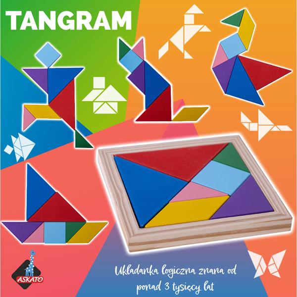 układanka drewniana tangram asakato