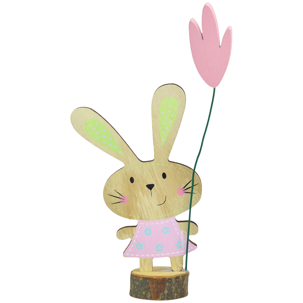 ARPEX-WN DEKORACJA DREWNIANA ZAJĄCZEK NAPNIU WN3487 WIELKANOC