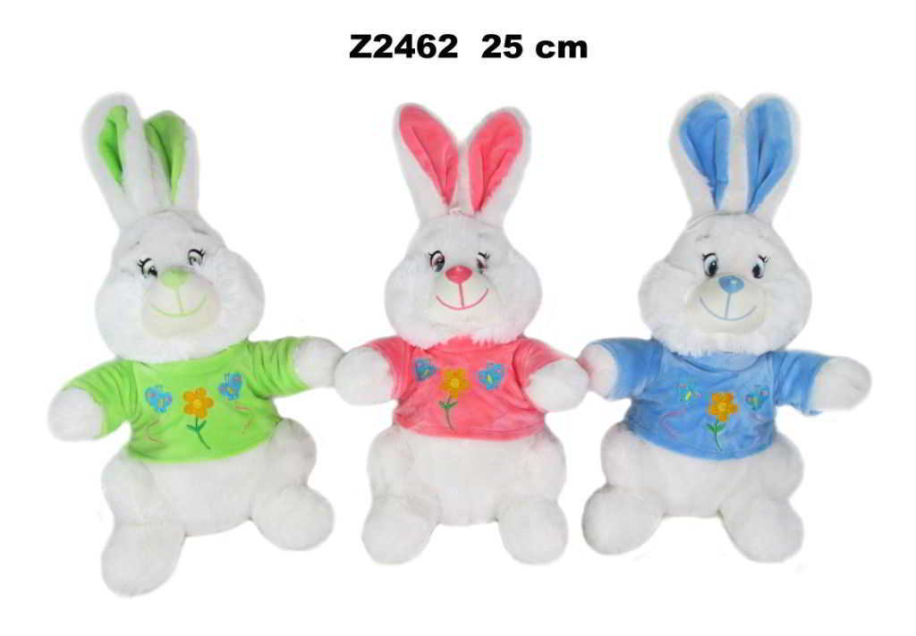 SUNDAY-WN ZAJĄC 25CM 3 KOLORY Z2462 WIELKANOC