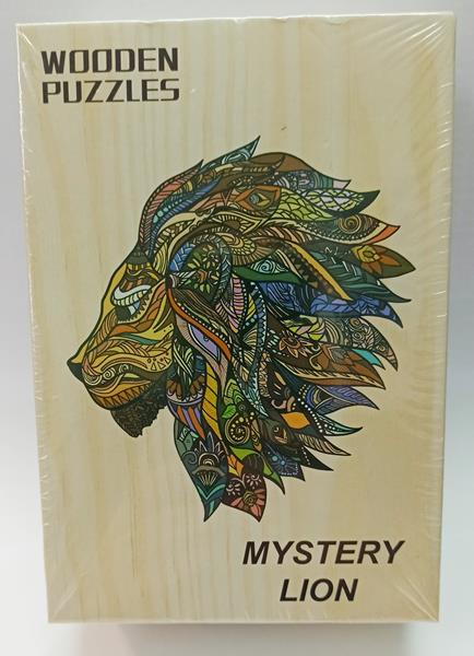 puzzle drewniane a4 tajemniczy lew puz-604908 abro