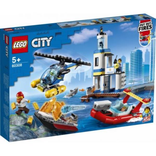 lego city akcja nadmorskiej policji i straży 60308