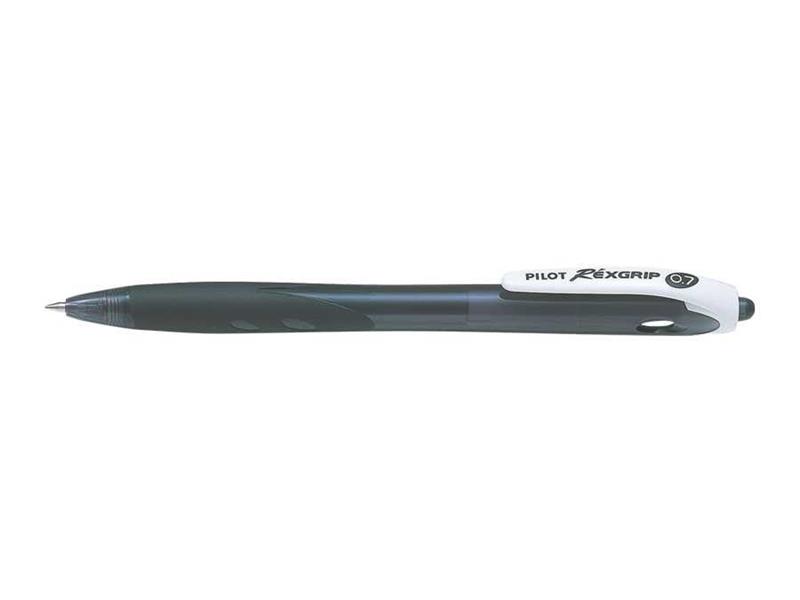 pilot-długopis rexgrip 0.7mm begreen    brg-10f-bb-bg czarny  wpc