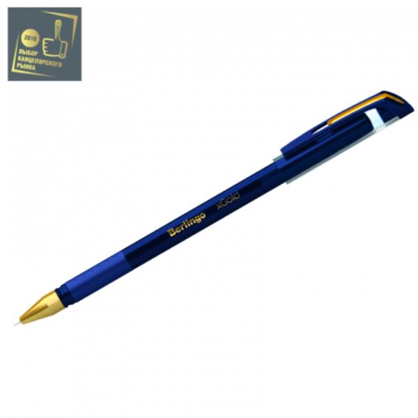 berlingo długopis ze skuwką xgold niebieski 0.7mm ber-479833 cdc /12/
