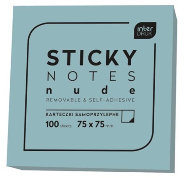 INTERDRUK KARTECZKI SAMOPRZYLEPNE 75x75mm NUDE /12/