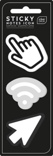 INTERDRUK KARTECZKI SAMPORZYLEPNE KSZTAŁTY ICON /24/