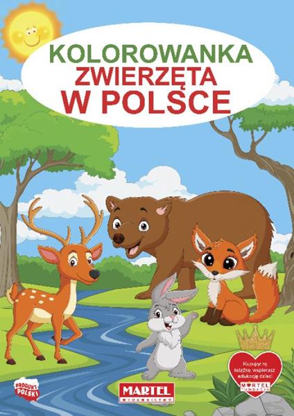 martel kolorowanka zwierzęta w polsce