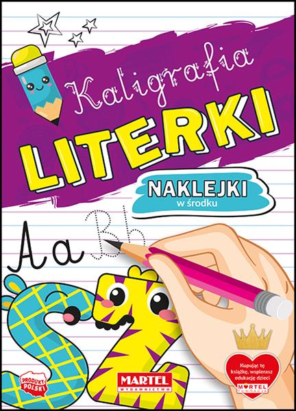 martel kaligrafia literki z naklejkami